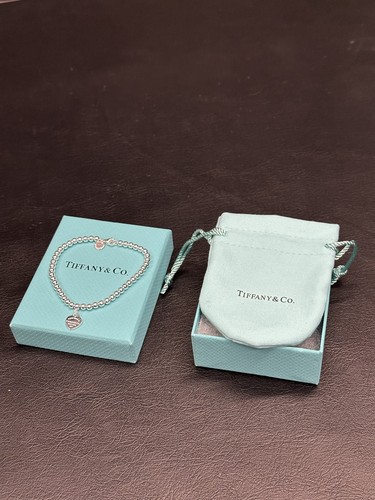 Tiffany silver heart - tiffany, bead