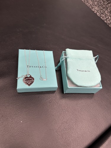 Tiffany heart tag with key - heart,