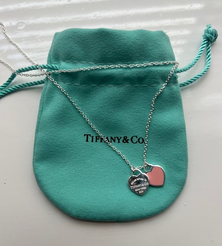 Rosa tiffany doppel herz - rosa, &
